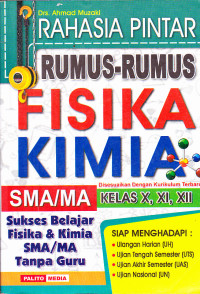 Image of Rahasia pintar Rumus-rumus Fisika Kimia