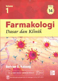 Image of Farmakologi Dasar Katzung EDISI 14 VOLUME 1