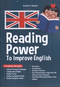 Image of READING POWER TO IMPROVE ENGLISH