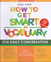 Image of HOW TOGET SMART IN VOCABULARY : FOR DAILY CONVERSATION