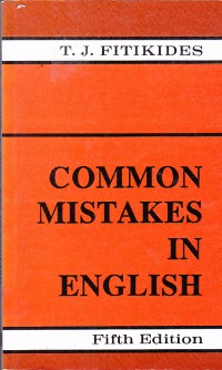 Image of COMMON MISTAKES IN ENGLISH