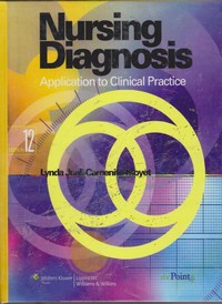 Image of Nursing Diagnosis : Aplication to clinical practice