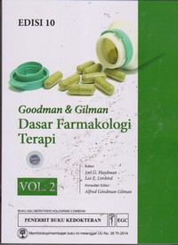 Image of Goodman & Gilman Dasar Farmakologi Terapi = Goodman & Gilman's The Pharmacological Basis of Therapeutics, Volume 2