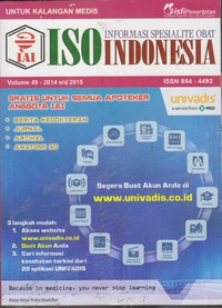 Image of ISO = Informasi Spesialite Obat Indonesia, Volume 49 - 2014 s/d 2015